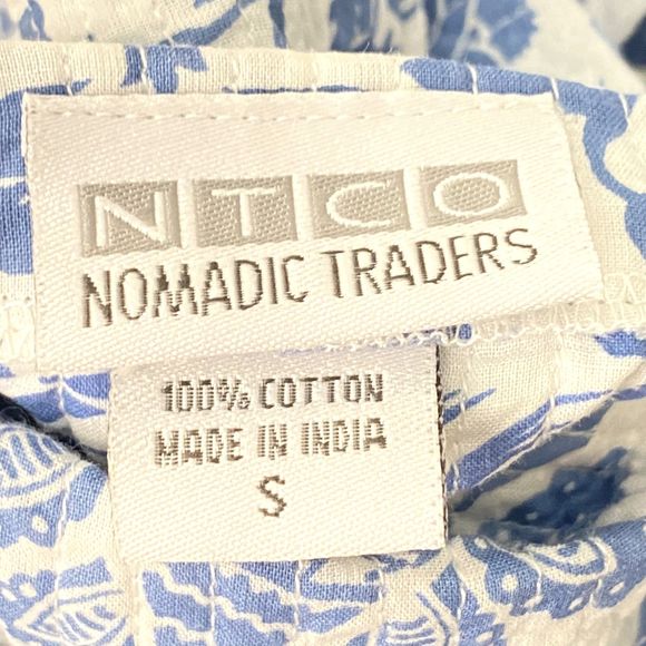 Nomadic Traders Quilted Reverible Jacket Small Lightweight Floral Double Pockets - Picture 12 of 12